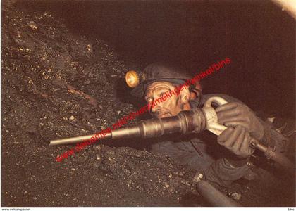 Li Trimbleu - Blegny-Trembleur - le Charbonnage - l'abattage au marteau piqueur - Blegny