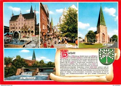Bocholt Westfalen Rathaus Osterstrasse Sankt Geaorgskirche