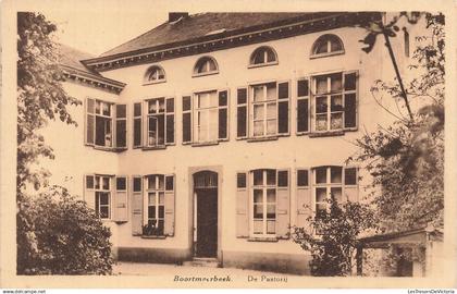 BELGIQUE - Boortmeerbeek - De Pastorij - Uitg Vanmaert Vermeire - Vue façade - Entrée - Carte Postale Ancienne