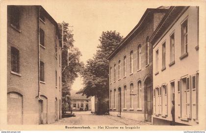BELGIQUE - Boortmeerbeek - Het Klooster en brugzicht - entrée - animé - Uitg Vanmeert Vermeire - Carte Postale Ancienne