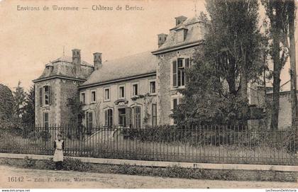 [-15%] BELGIQUE -  Waremme - Environs de Waremme - Château de Berloz - Carte Postale ancienne