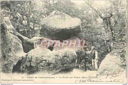 CPA Foret de Fontainebleau  la Roche qui Remue Mont Chauvet
