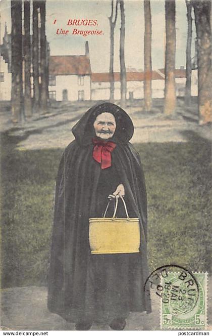 BRUGGE (W. Vl.) Een vrouw uit Brugge - Uitg. Th. Van den Heuvel 1