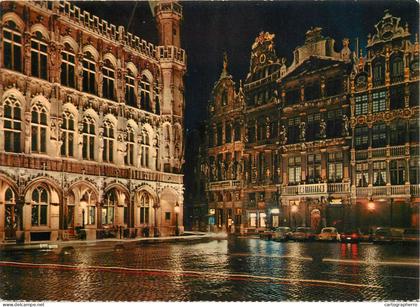 A5308 Belgium Bruxelles Grand Place vue de nuit
