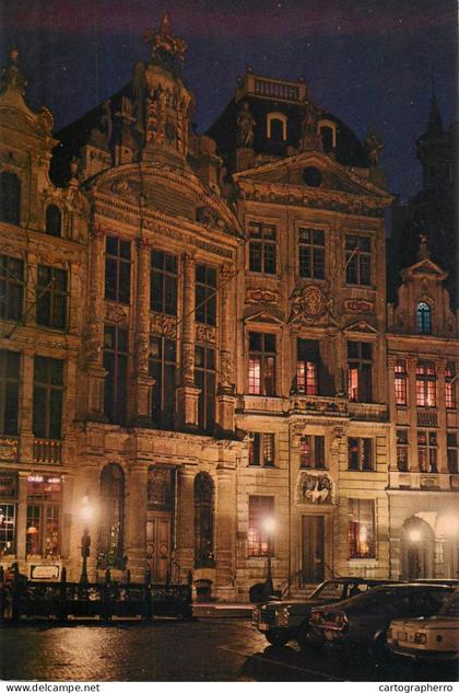 A5741 Belgium Bruxelles Grand Place bei Nacht