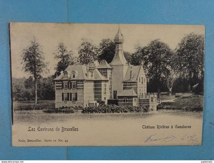 Les Environs de Bruxelles Château Rivièren à Ganshoren