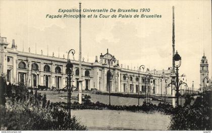 CPA Bruxelles Exposition universelle de Bruxelles 1910 Facade principale et la tour du palais de Bruxelles