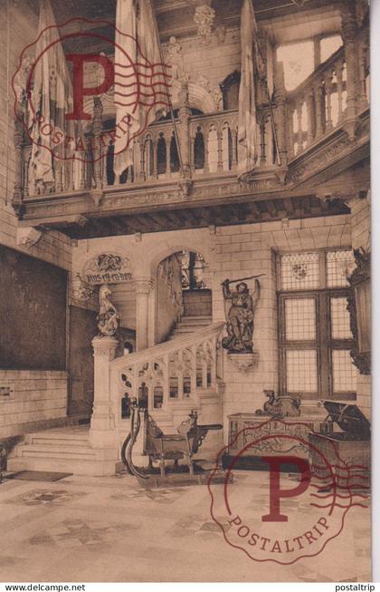 BELGICA. BELGIEN / BELGIUM. BRUSELAS BRUXELLES. HOTEL GRUUTHUSE, VESTIBULE ET GRAN SCALIER