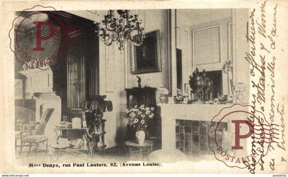 BELGICA. Belgien / Belgium. Bruxelles Mmes Denys, Rue Paul Lauters 82, Avenue Louis