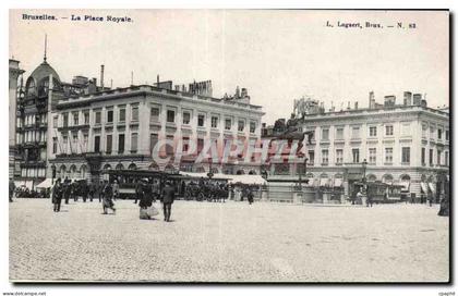 CPA Belgique Bruxelles Place Royale