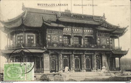 CPA Bruxelles Laken Restaurant Chinos