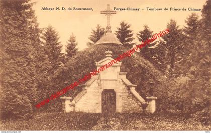 Abbaye de N.D. de Scourmont - Tombeau du Prince de Chimay - Forges Chimay