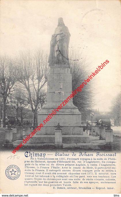 Statue de Jehan Froissart - 1913 - Chimay