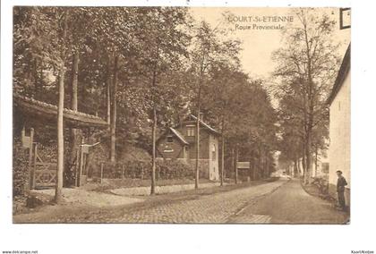 Court-Saint-Etienne - Route Provinciale.