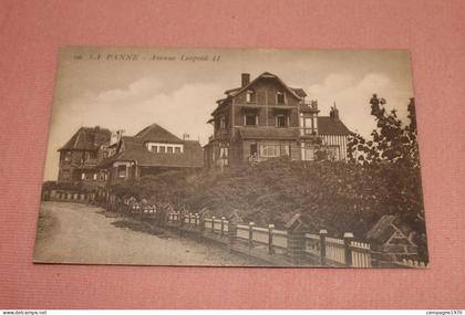 CPA - DE PANNE LA PANNE - AVENUE LEOPOLD II