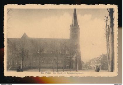 DE PINTE     KERK EN GEMEENTEPLAATS