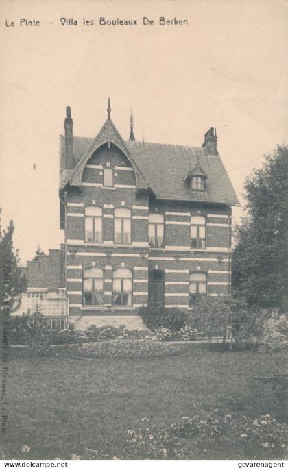 DE PINTE     VILLA LES BOULEAUX      DE BERKEN