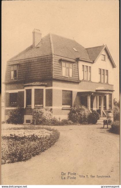 DE PINTE     VILLA T , VAN SPEYBROECK