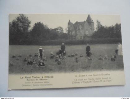 DILBEEK Le Mont Thabor à Dilbeek Berceau de l'Oeuvre Enfants Religieuse Religieux Animée Carte Postale AK PK CP