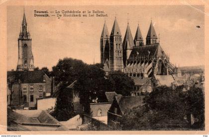 Doornik - de Hoofdkerk en het Belfort