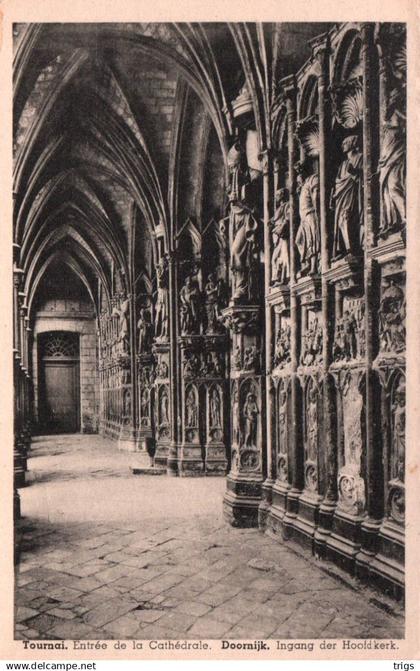 Doornik - Ingang der Hoofdkerk