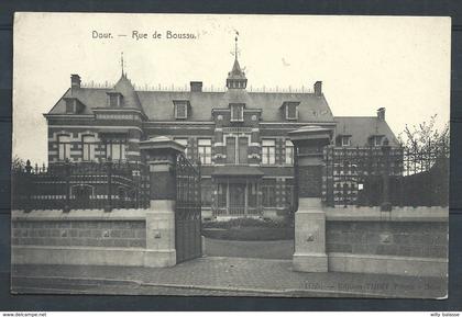+++ CPA - DOUR - Rue de Boussu  //