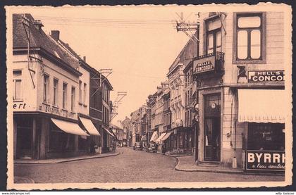 +++ CPA - ENGHIEN - EDINGEN - Rue de Bruxelles - Café - Nels  //