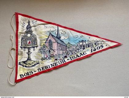 Bois Seigneur Isaac : oude fietswimpel - ancien fanion de vélo ( Napoleon )  (  Braine L'Alleud )