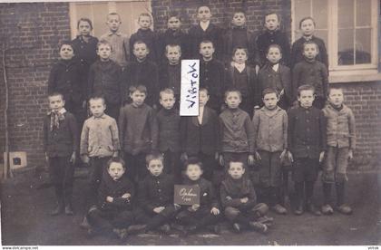 OPHAIN :( Braine L'alleud ) : carte photo 1909  : classe  (  vois scans )