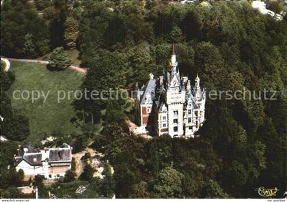 Esneux Fliegeraufnahme mit Schloss