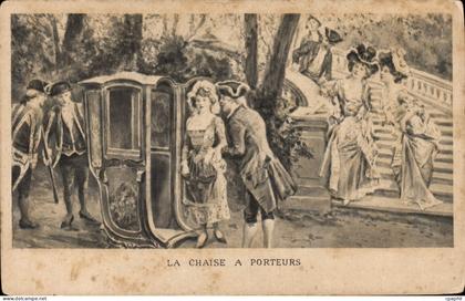 CPA La Chaise A Porteurs