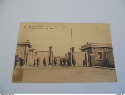 Aérodrome Militaire d' EVERE Entrée du Quartier Vliegterrein Ingang Kwartier Animée  Carte Postale Postcard CP AK PK