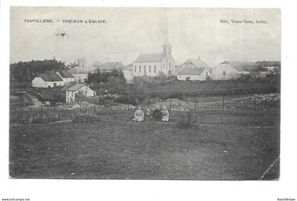 Fauvillers - Vue sur l'Eglise.