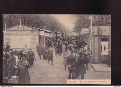 Bruselas - Une calle de la Feria Comercial - postkaart