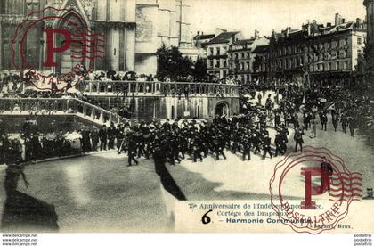 BRUXELLES  FETES DU 75 ANNIVERSAIRE DE L'INDEPENDANCE BELGE