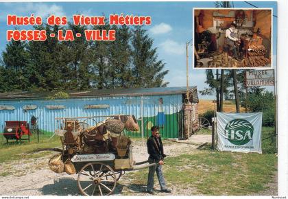 Fosses-la-Ville animée Musée des Vieux Métiers carte RARE
