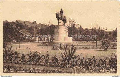Gand  GENT Belgie Monument du Roi Albert Standbeeld van Koning Albert Denkmal