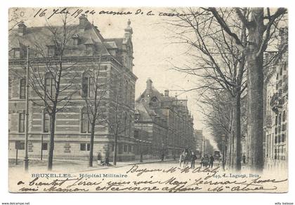 +++ CPA - BRUXELLES - BRUSSEL - Hôpital Militaire  //