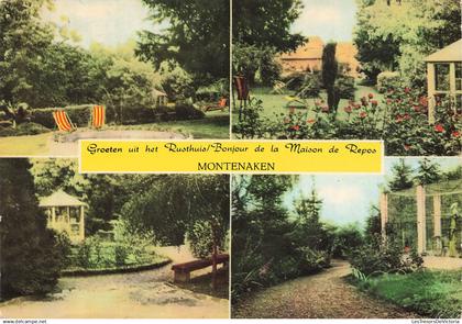 [-5%] BELGIQUE - Gingelom - Montenaken  - Rusthuis voor dames  - J Prevot - Multivues - Colorisé - Carte postale