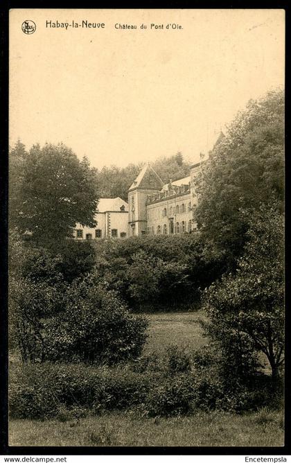CPA - Carte Postale - Belgique - Habay la Neuve - Château du Pont d'Oie - 1922 (CP19234)