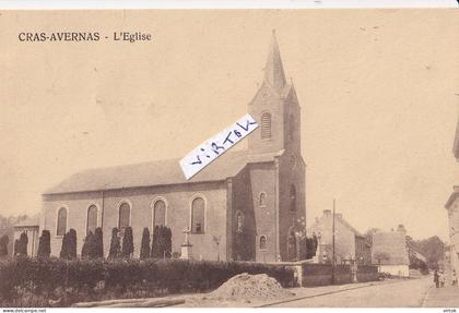Cras-Avernas : L'eglise    (   marcophilie )