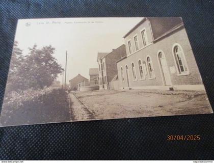 Lens St Remy, Maison Communale et les Ecoles