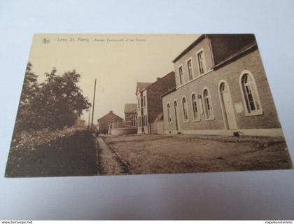 Lens St Remy, Maison Communale et les Ecoles