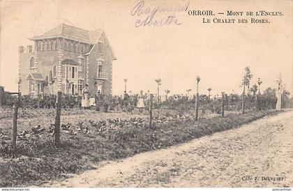 Belgique - ORROIR (Hainaut) Mont de l'Enclus - Le chalet des roses