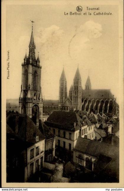 Tournai Hainaut Tournai Beffroi Cathedrale