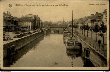 Tournai Hainaut Tournai Marche Poissons Quai Saint-Brice