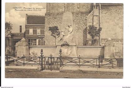 Herent - Monument der gesneuvelde 1914-1918.