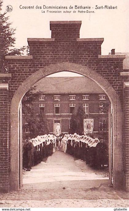 Incourt - SART RISBART - couvent des Dominicaines de Béthanie -la procession autour de Notre Dame