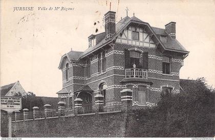 BELGIQUE - Jurbise - villa de mr rigaux  - carte postale ancienne -