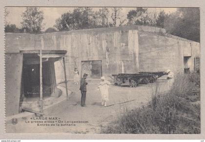 Koekelare Lange Max La Grosse Pièce De Leugenboom   Entrée de la batterie    EERSTE WERELDOORLOG MILITAIRE